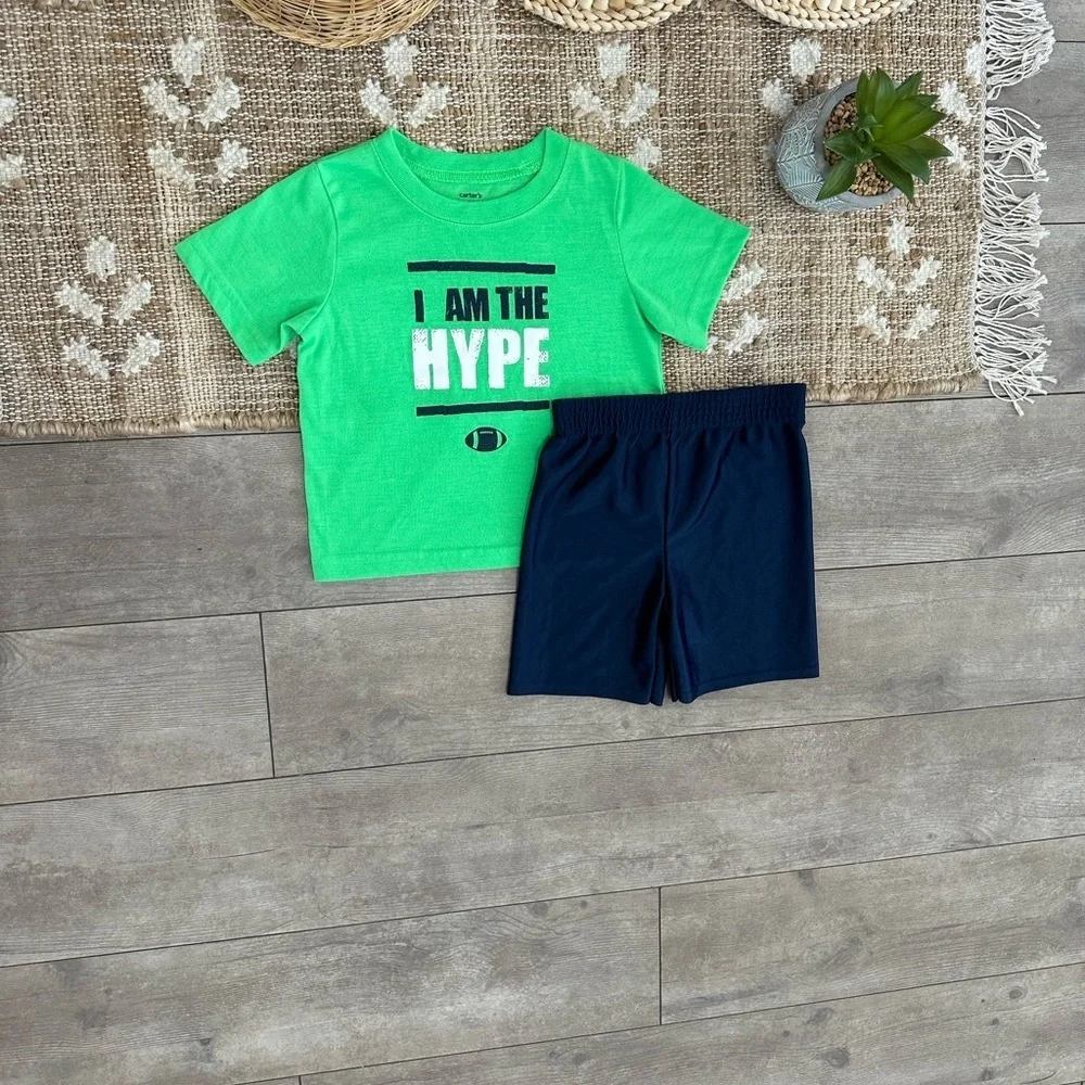 Carter’s/Garanimals Toddler Boy Athletic 2-Piece Outfit Set Shorts T-shirt